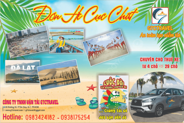 Đón hè cực chất cùng G7CTravel - Khám phá những điểm đến đáng nhớ